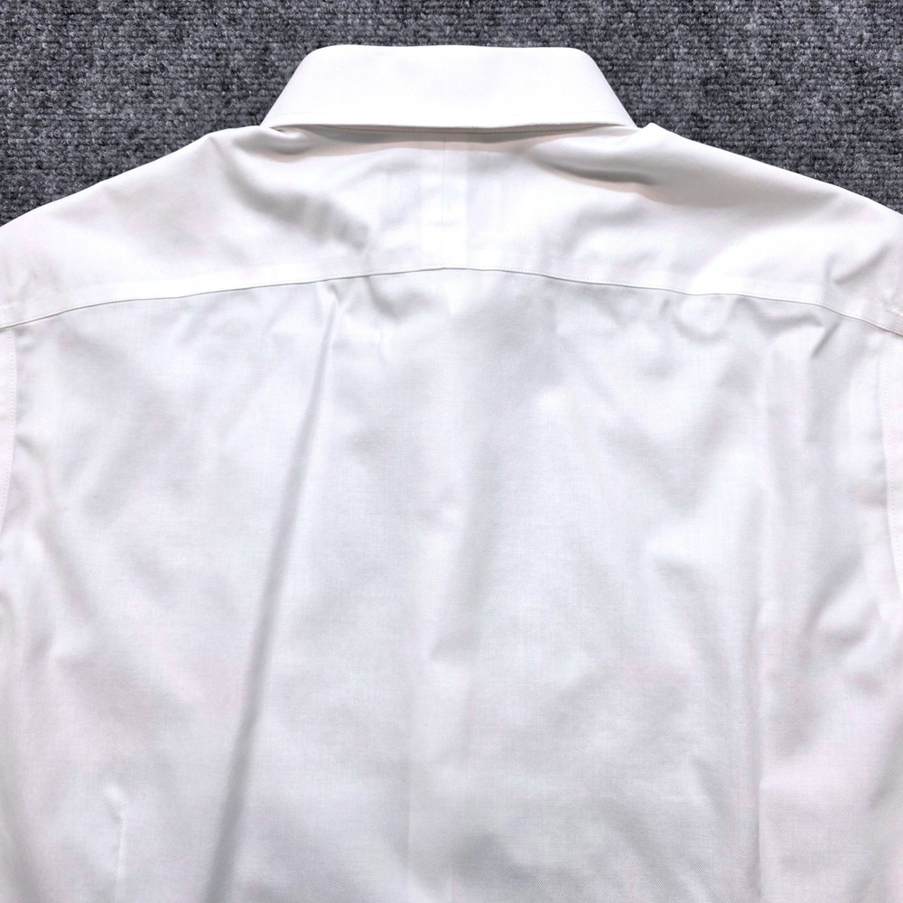Charles Tyrwhitt Men's Dress Shirt 16 34 Extra Slim Fit White Non-Iron 41 86cm - Picture 8 of 15